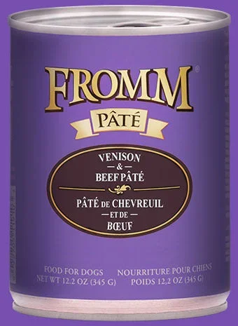 Fromm Can Gold Venison & Beef Pate 12.2oz