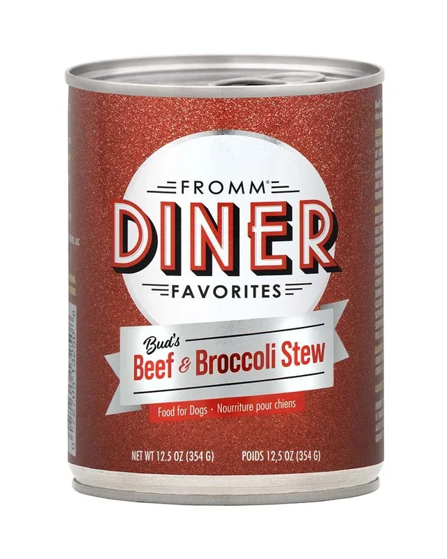 Fromm Diner Favorites – Bud’s Beef & Broccoli Wet Dog Food 12.5oz