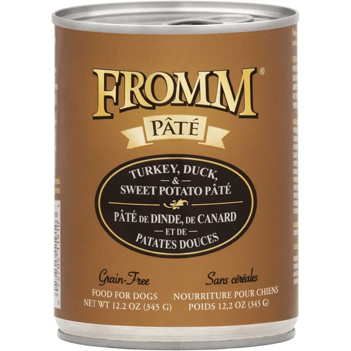 Fromm Dog Food – Grain Free Turkey, Duck & Sweet Potato Pate