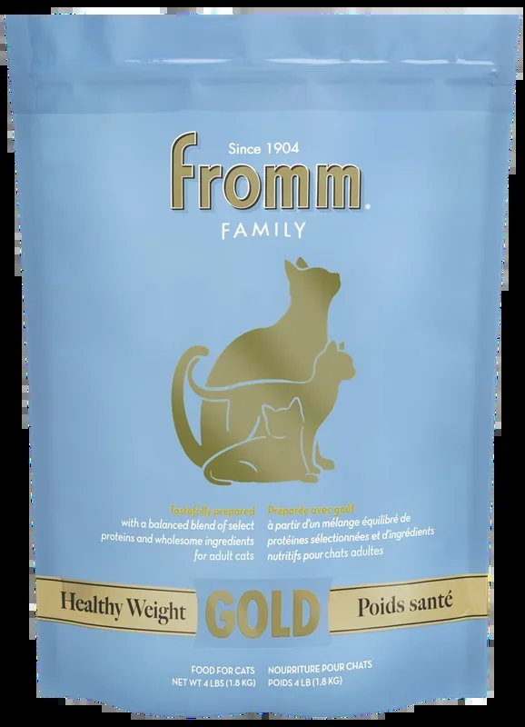 Fromm Healthy Weight Gold Dry Cat Food – Chicken & Duck – 4lb Bag