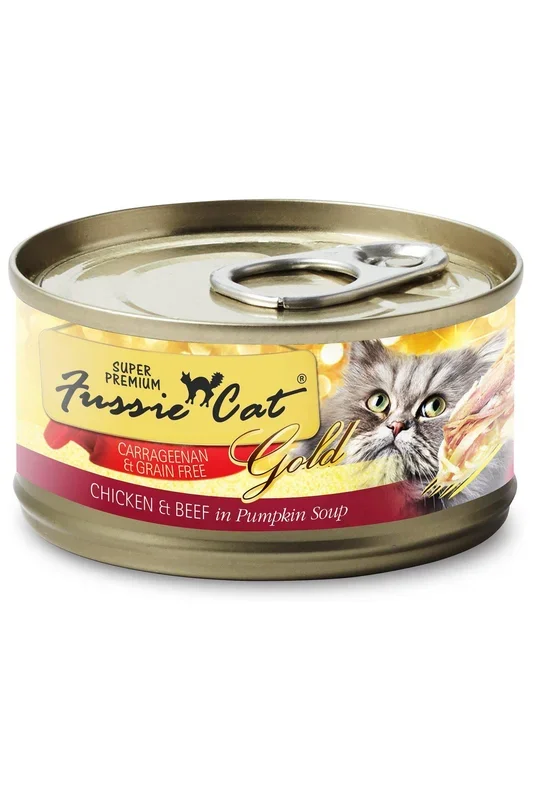 Fussie Cat Super Premium Chicken and Beef in Pumpkin Soup Wet Cat Food