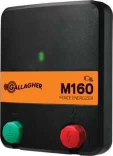 Gallagher M160 Mains Electric Fence Energizer – 30 Mile / 100 Acre, 1.6 Joules