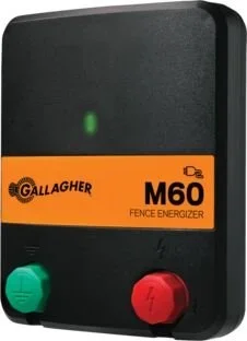 Gallagher M60 Mains Electric Fence Energizer – 10 Mile / 40 Acre, 0.6 Joules