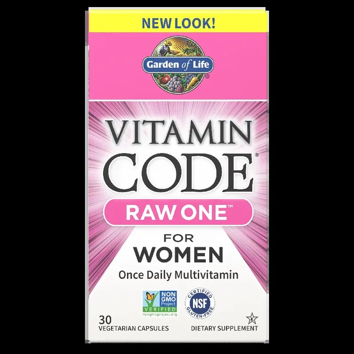 Garden of Life Vitamin Code Raw One Womens Multivitamin, 75 Count