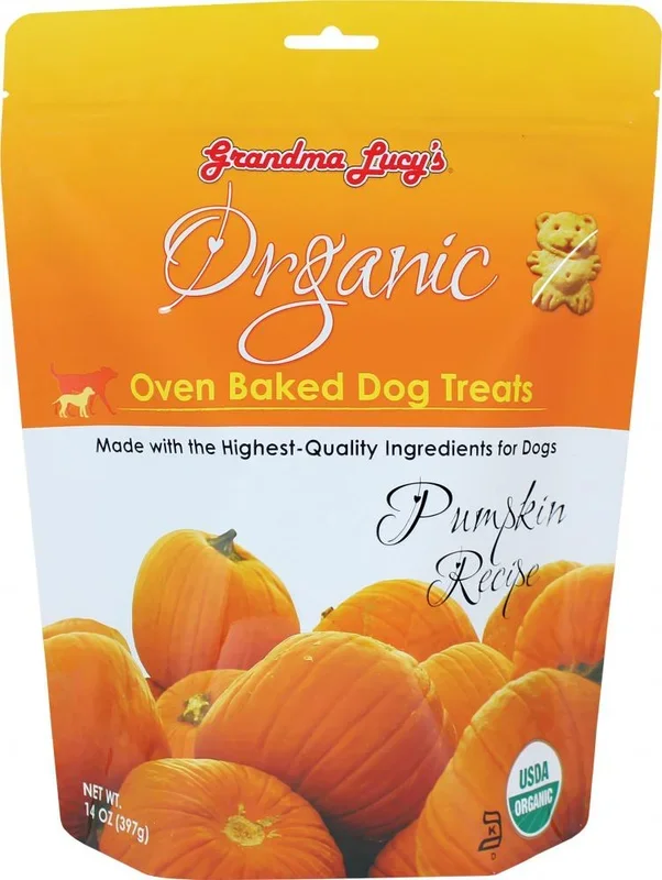 Grandma Lucy’s Organic Oven Baked Pumpkin Flavor Dog Treats