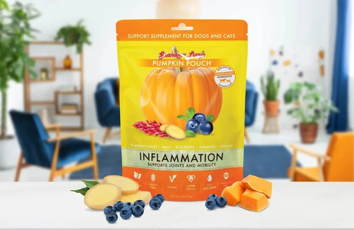 Grandma Lucy’s Pumpkin Pouch Inflammation Dog & Cat Supplement, 6-oz