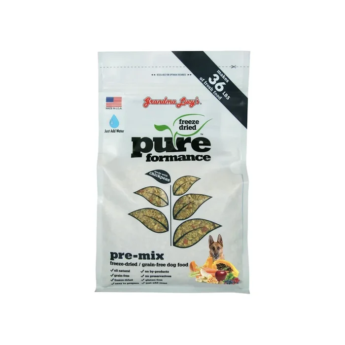 Grandma Lucy’s PUREformance Pre-mix & Chickpea Dog Food