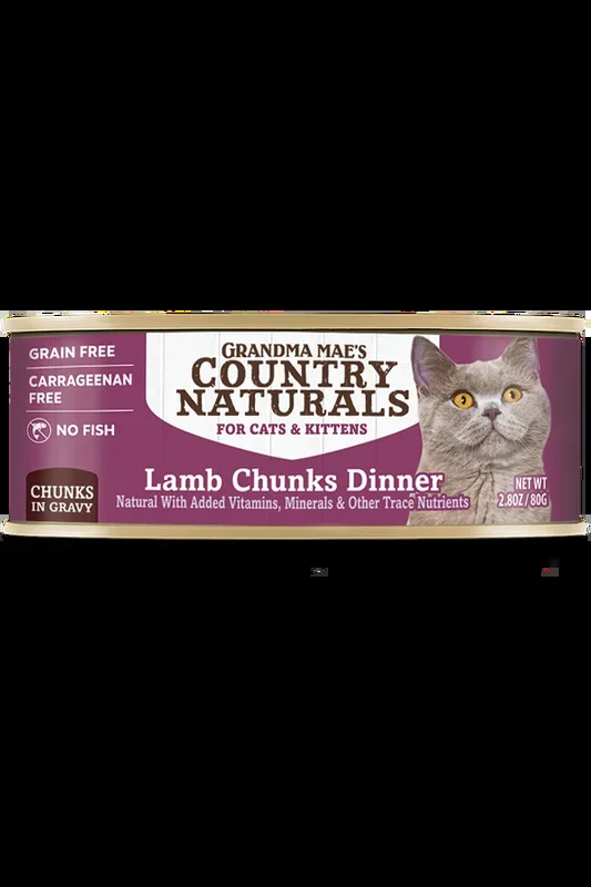Grandma Mae’s Country Naturals Lamb Chunks in Gravy