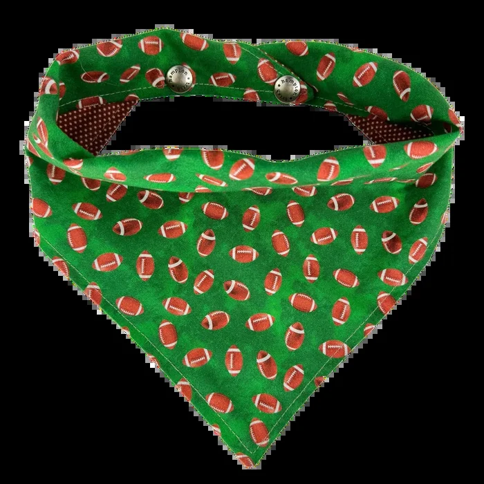 Green Football Dog Harness – 1033