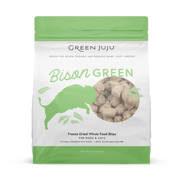Green JuJu Bison Green Whole Food Bites, 2.5-oz