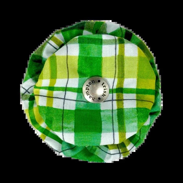 Green Plaid Dog Blossom – 1027