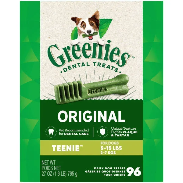 GREENIES Teenie Original Natural Dog Dental Care Chews Oral Health Dog Treats