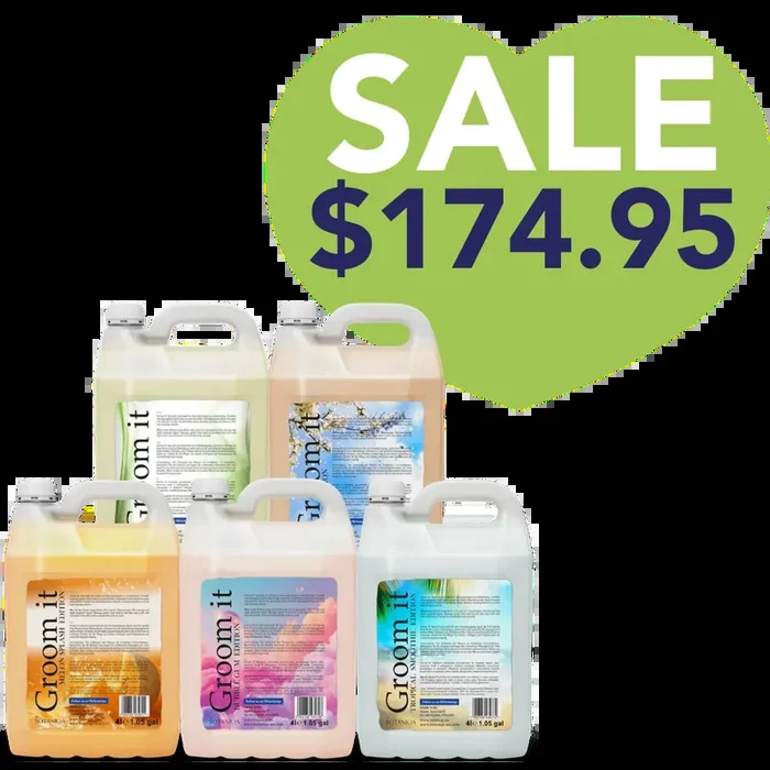 Groom It Set of 5 Gallons by Botaniqa