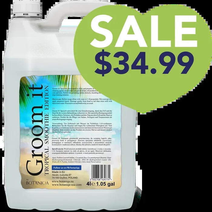 Groom It Tropical Smoothie Edition Gallon by Botaniqa
