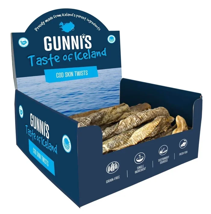 Gunni’s Cod Skin Twist treats for Dogs