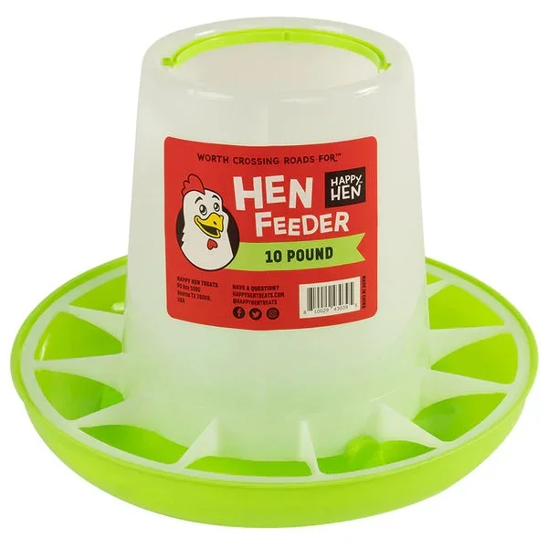 Happy Hen Feeder 10 lb (Various colors)
