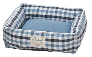 Happy Tails Cuddler Plaid 24×20 (Cranberry)