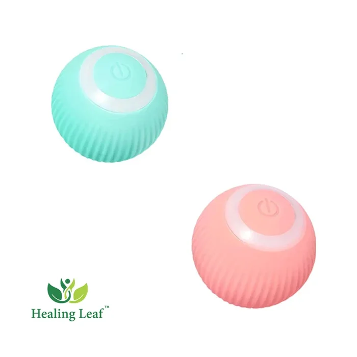 Healing Leaf 360 Degree Rotatable Interactive Toys for Dogs and Cats (Blue)