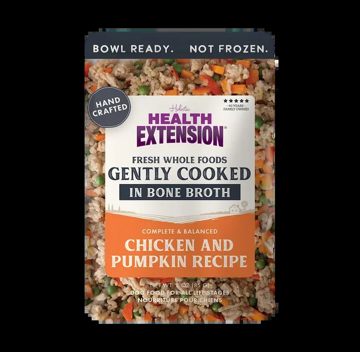 Health Extension Gently Cooked Chicken & Pumpkin Dog Food 3oz
