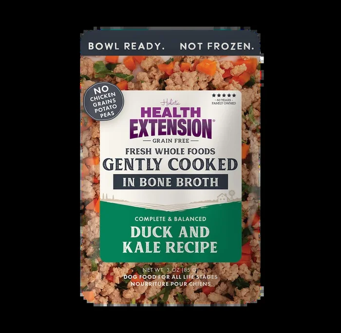Health Extension Gently Cooked Duck & Kale Dog Food 3oz