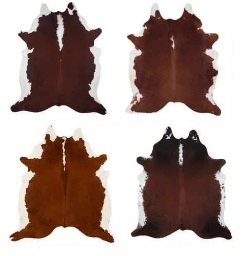 Hereford Genuine Cowhide Area Rug, Large