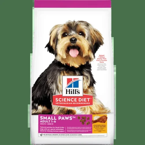 Hill’s Science Diet Adult Small Paws Chicken Meal & Rice Recipe Dry Dog Food