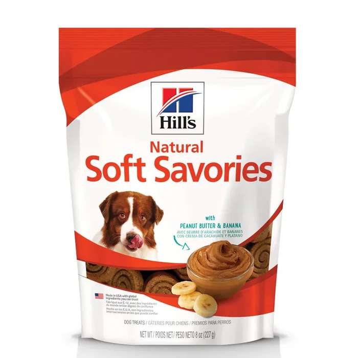 Hill’s Science Diet Soft Savories Peanut Butter & Banana Dog Treats