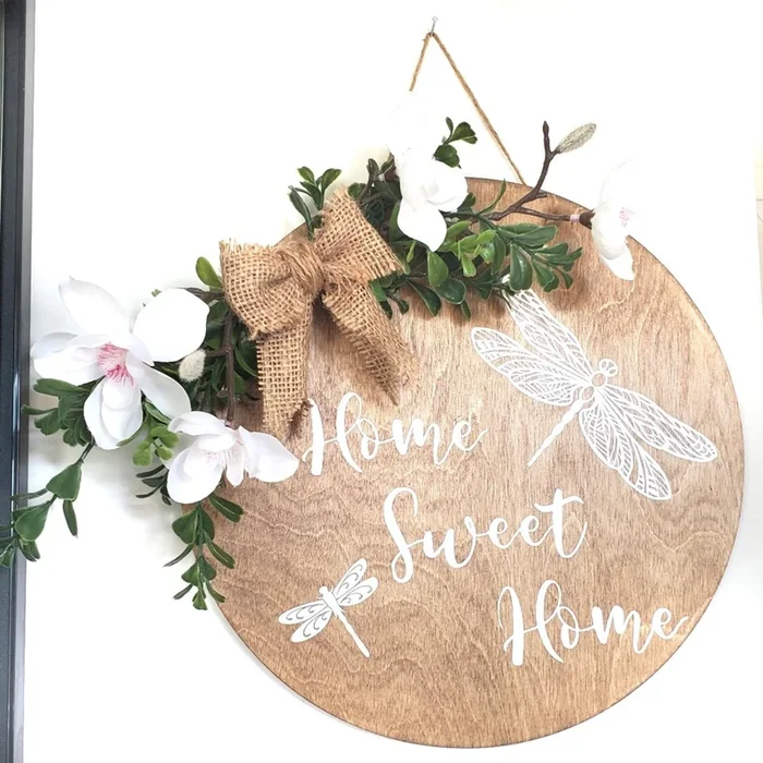 Home Sweet Home Round Welcome Sign – A Transformative Addition to Your Home Decor