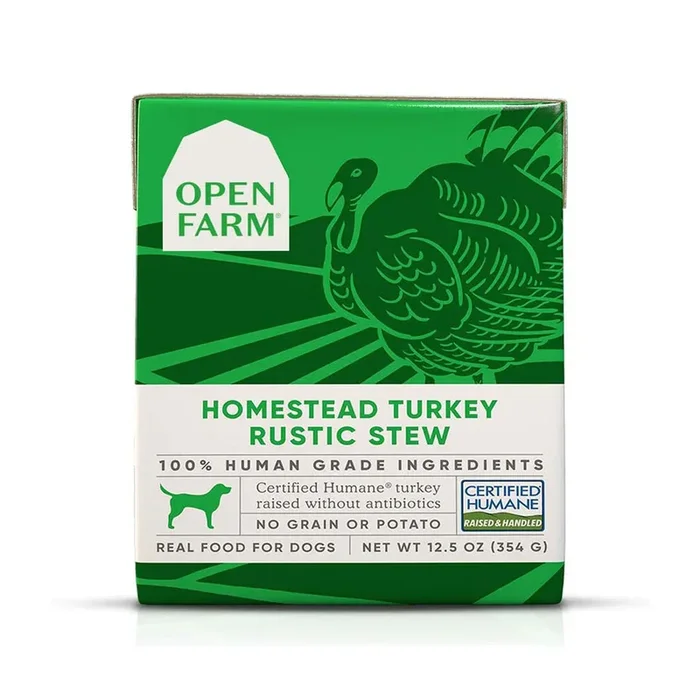 Homestead Turkey Rustic Stew for Dogs 12.5oz