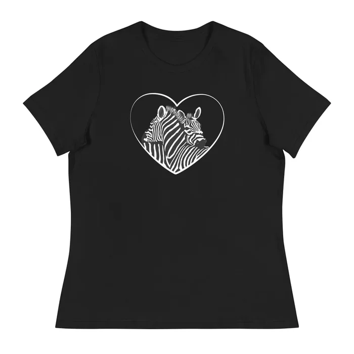 Hugging Zebras Women’s Relaxed T-Shirt