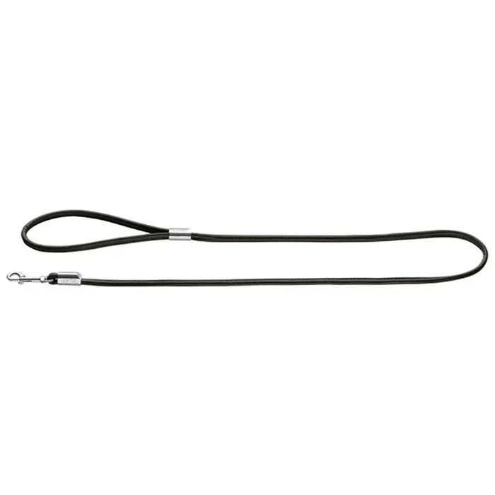 Hunter Modern Art Round and Soft Petit Leash for Dogs (Black)