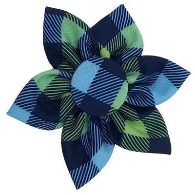 Huxley & Kent – Navy Check Pinwheel