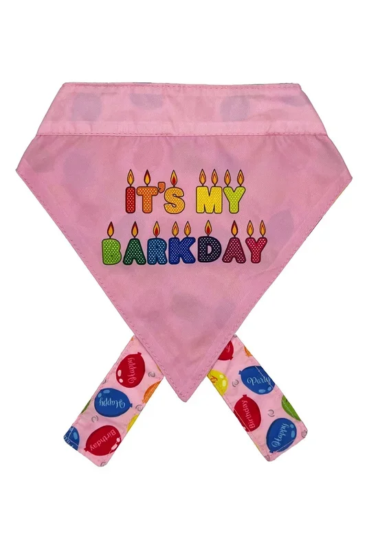 Huxley and Kent Party Time Pink Bandana