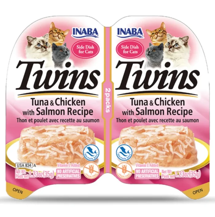 Inaba Cat Twin Cups Tuna & Chicken Recipe Cat Food Topper