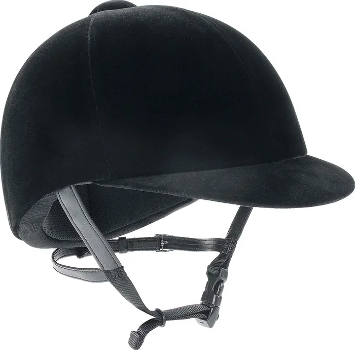 IRH Medalist Traditional Hunt Cap Style Helmet, Black