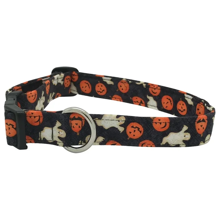 Jack O’Lanterns & Ghosts Black Cat Collar