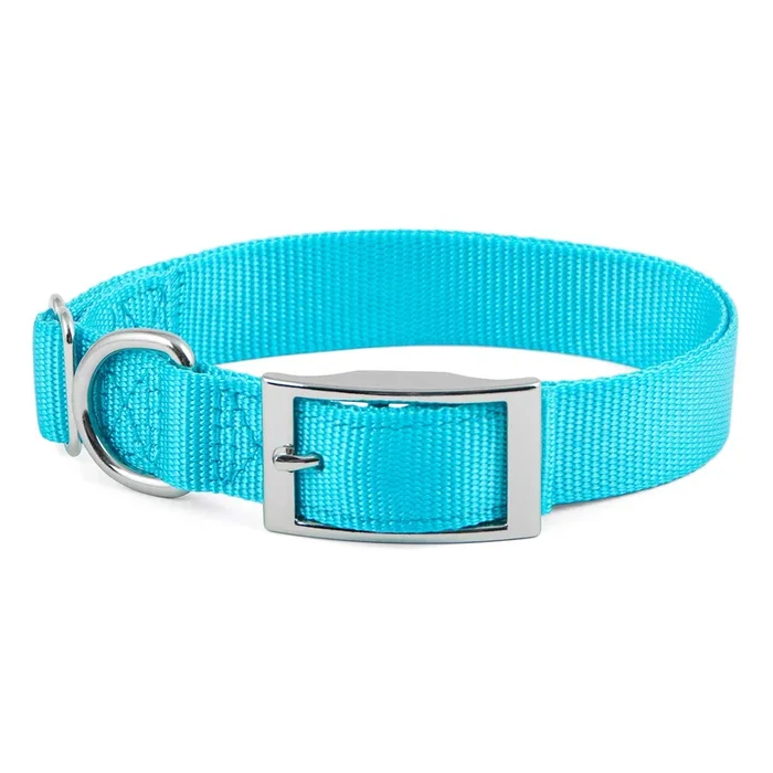 Jeffers Adjustable Nylon Dog Collar, 1″W x 14″-24″L