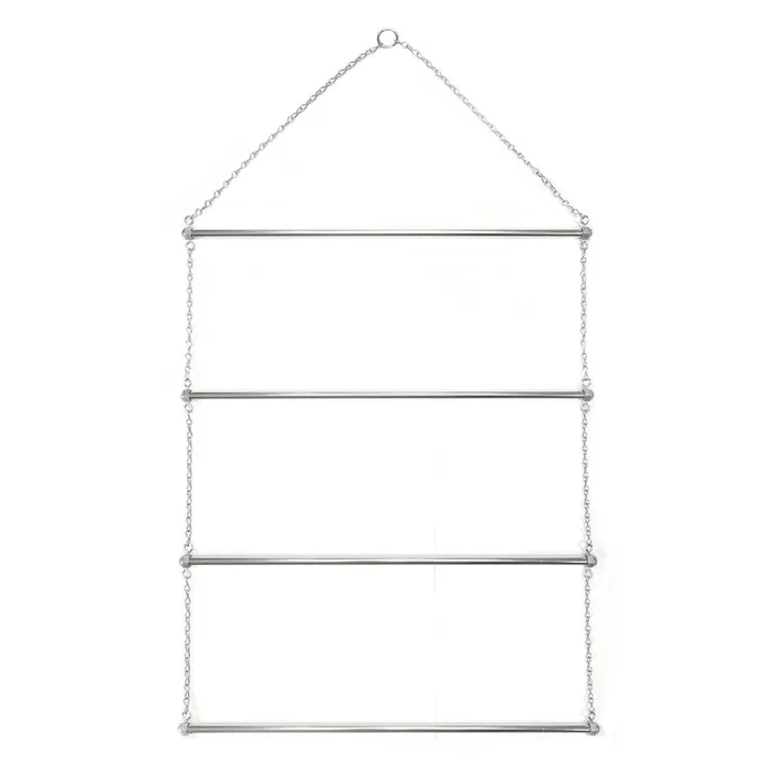 Jeffers Chrome-Plated Steel Hanging Horse Blanket Storage Rack