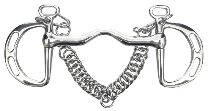Jeffers Kimberwick Uxeter D-Ring Horse Bit