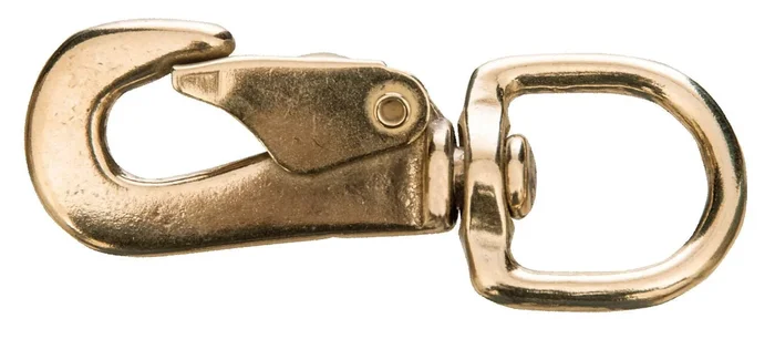 Jeffers Solid Brass Spring Snap, 3/4″ x 3-1/2″L