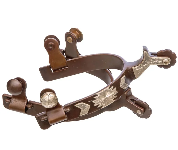 Jeffers Women’s Western & Barrel Racing Spurs – Stainless Steel, Rosebud, Ball End & 10 Point Options