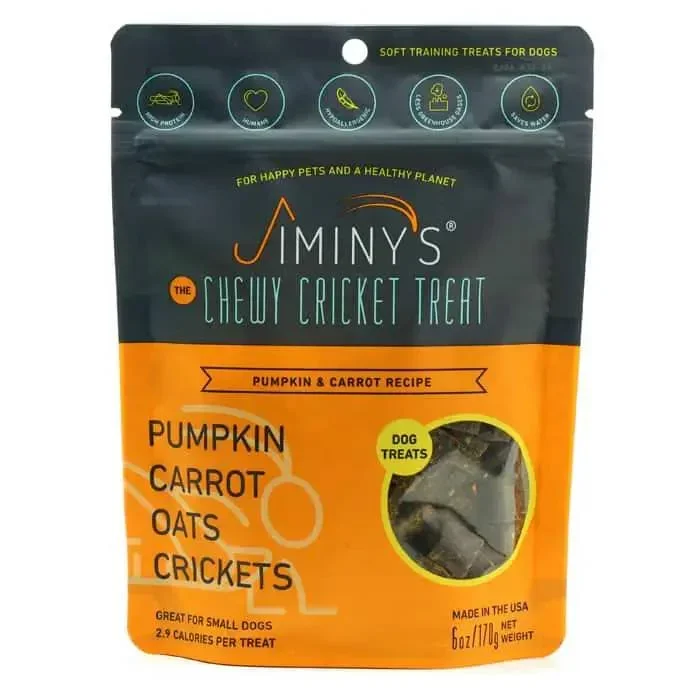 Jiminy’s Pumpkin & Carrot Recipe Soft & Chewy Training Treats