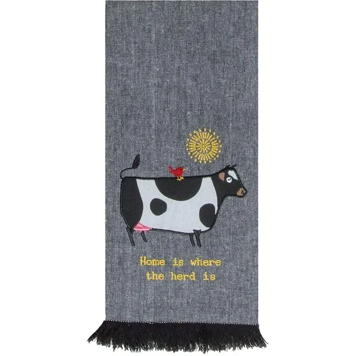 Kay Dee Designs – Farm Charm Cow Tea Dish Towel Oklahoma Decor & Cutting Boards