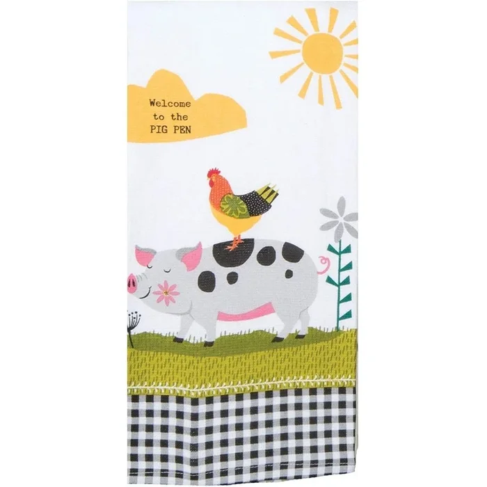 Kay Dee Designs – Farm Charm Pig Terry Towel