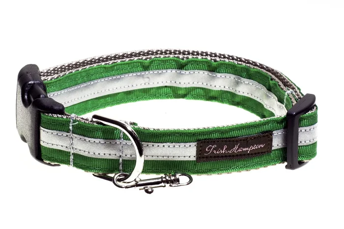 Kelly Green Reflective – 3M – Dog Collar – 411