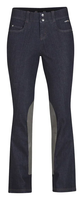 Kerrits Women’s Stretch Denim Extended Knee Patch Bootcut Riding Jeans