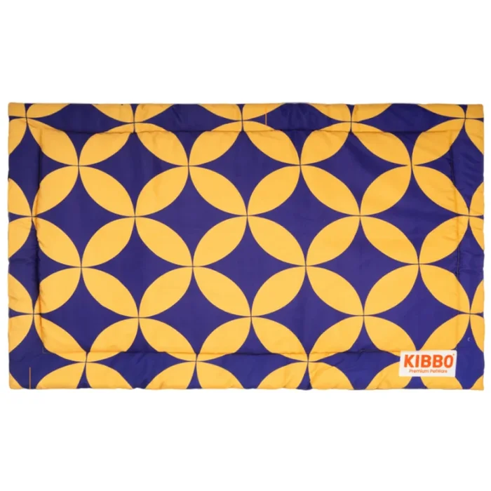 Kibbo Lightweight and Portable Mats for Dogs and Cats (Yellow & Purple)
