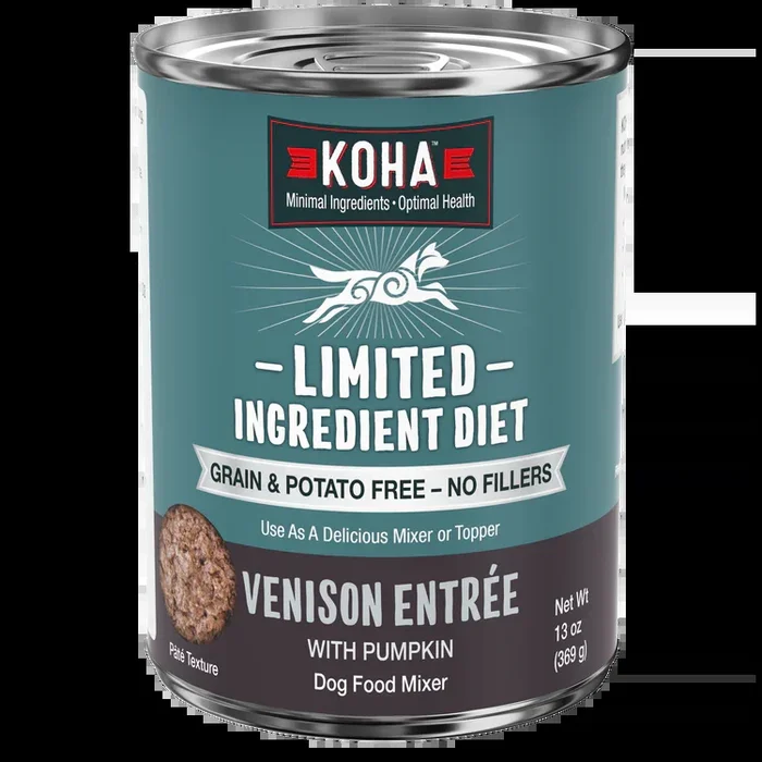 Koha Limited Ingredient Diet Venison Entrée for Dogs