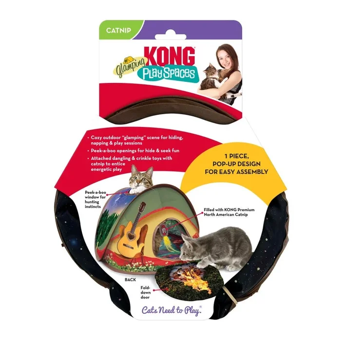 Kong Cat Play Spaces Glamping Tent Cat Toy