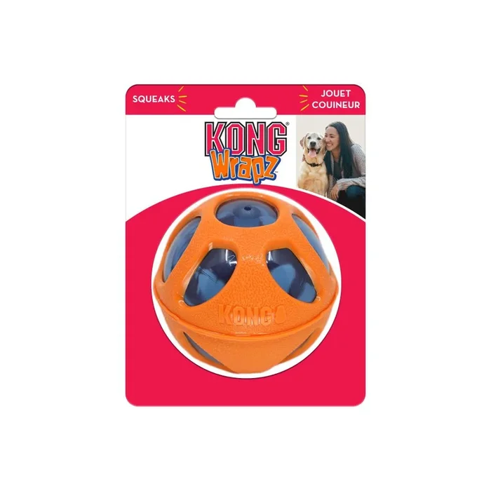 KONG Wrapz Ball Dog Chew Toy